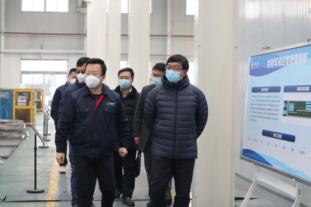 黨委書記、院長張平祥院士到賽特公司慰問干部職工